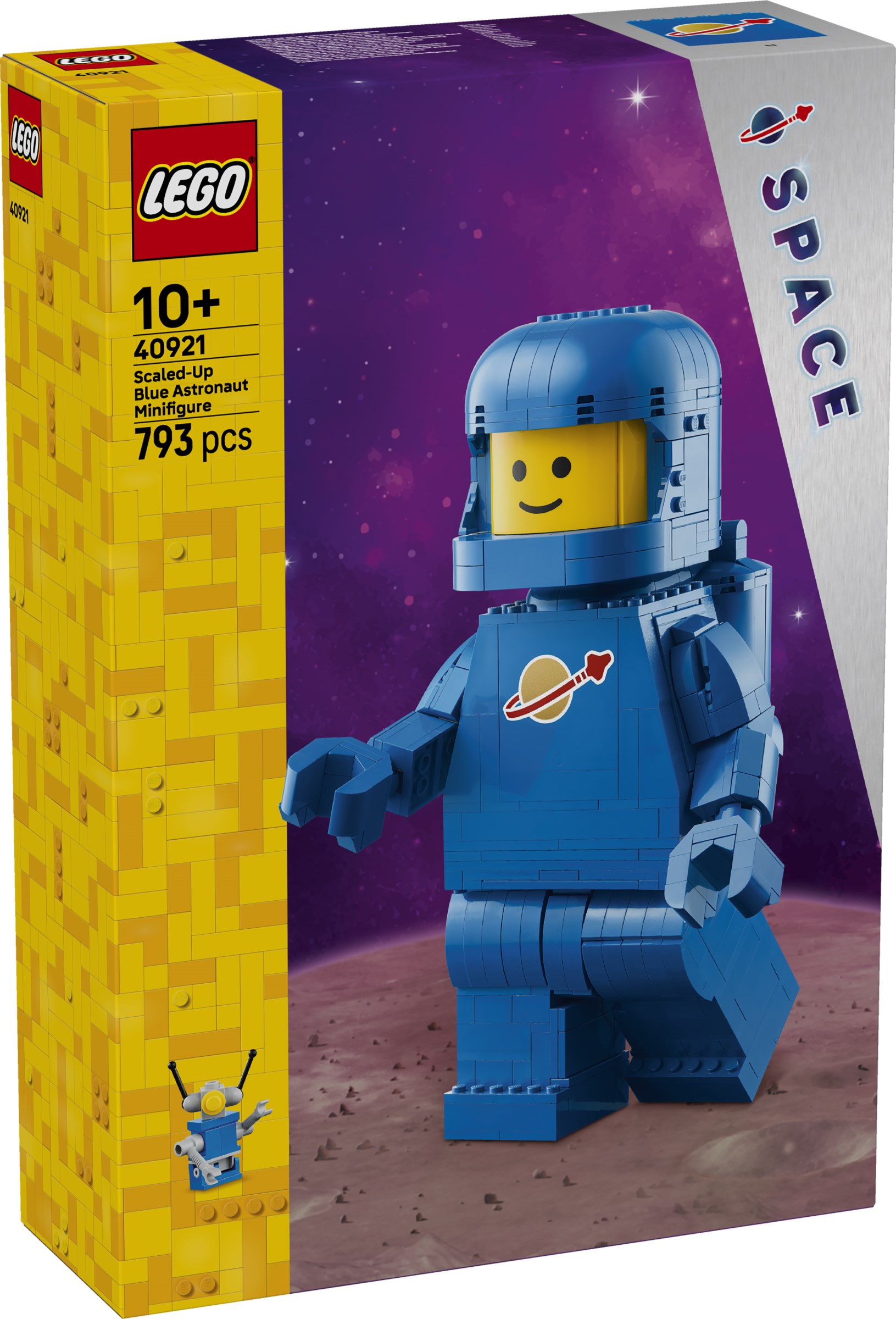 LEGO 40921 Scaled-Up Blue Astronaut Minifigure revealed! | Brickset
